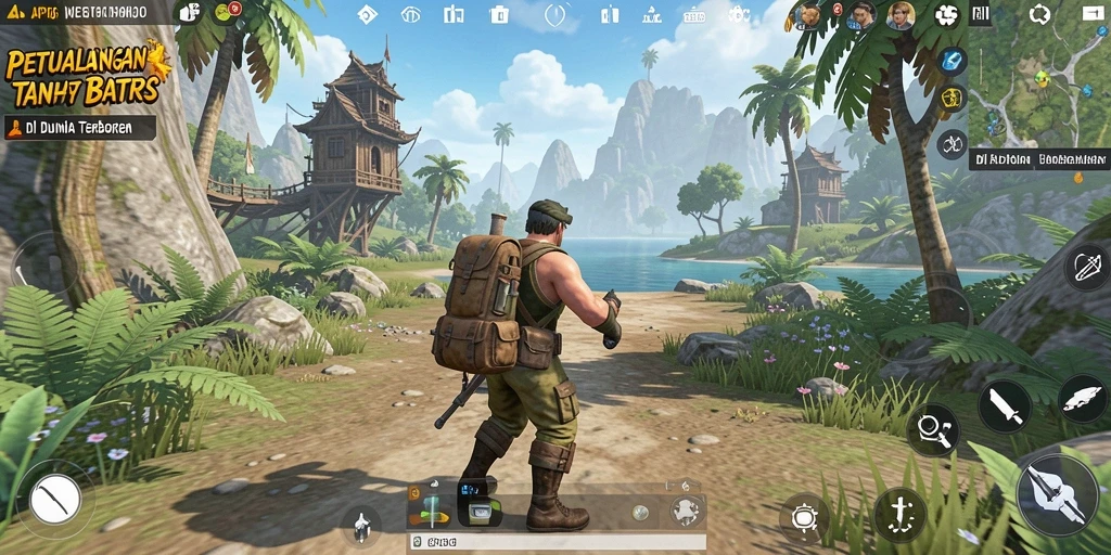Gameplay Open World API36 yang menawan dengan grafis yang memukau.