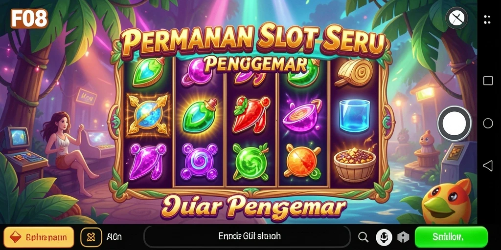 Tampilan gameplay menarik dalam permainan Slot F08.