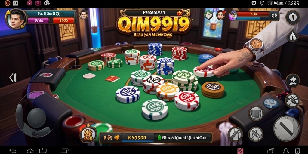 Tampilan gameplay seru GIM999 di dunia QiuQiu.