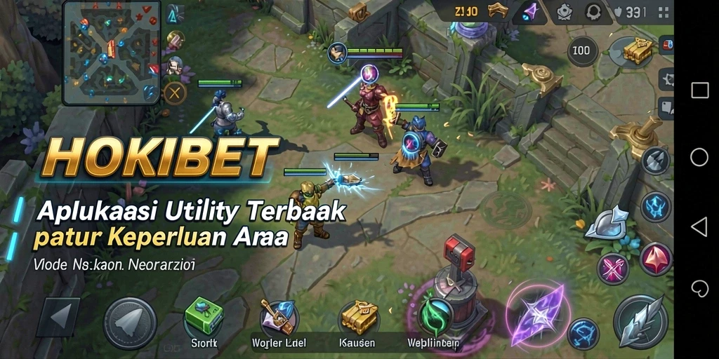 Tampilan antarmuka HOKIBET yang sederhana dan intuitif.