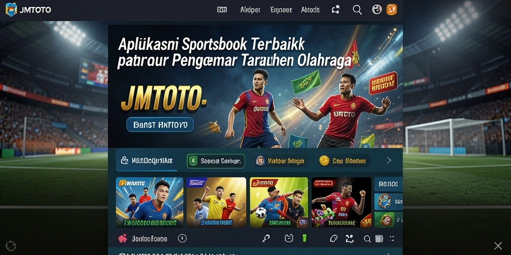 Screenshot JMTOTO menampilkan pengalaman taruhan olahraga yang mendebarkan.