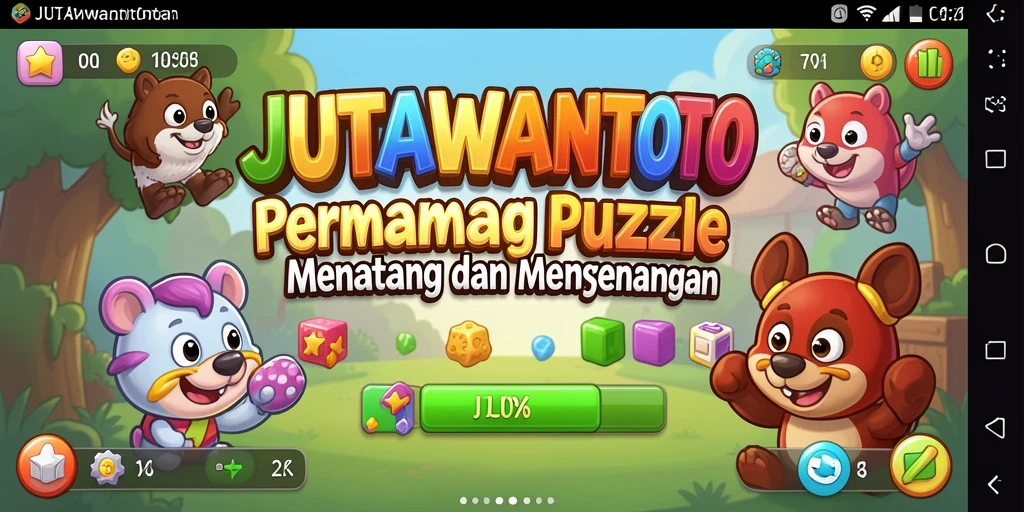Tampilan gameplay seru dan menantang dari JUTAWANTOTO.