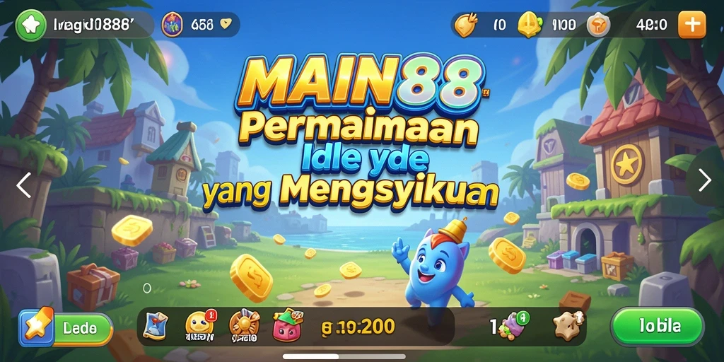 Tampilan permainan <strong>MAIN88</strong> yang menampilkan gameplay Idle yang menarik.