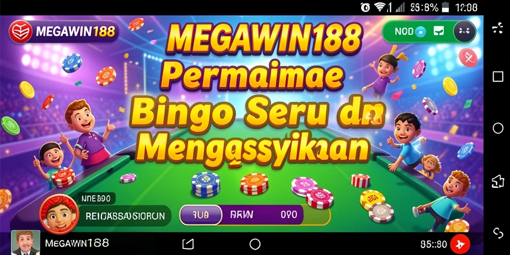 Tampilan gameplay Bingo yang menegangkan di MEGAWIN188.