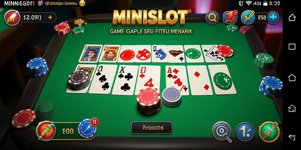 Screenshot gameplay <strong>MINISLOT</strong> dengan tampilan seru dan menarik.
