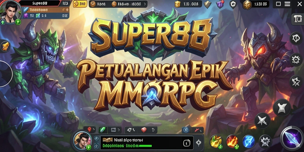 Tampilan gameplay SUPER88 yang mengesankan dalam dunia MMORPG.