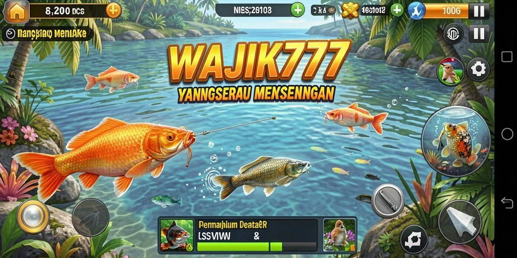 Tangkapan besar yang menarik dalam permainan memancing WAJIK777.